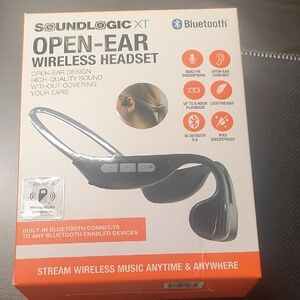 NWOT - Open-Ear Wireless Headset - Black